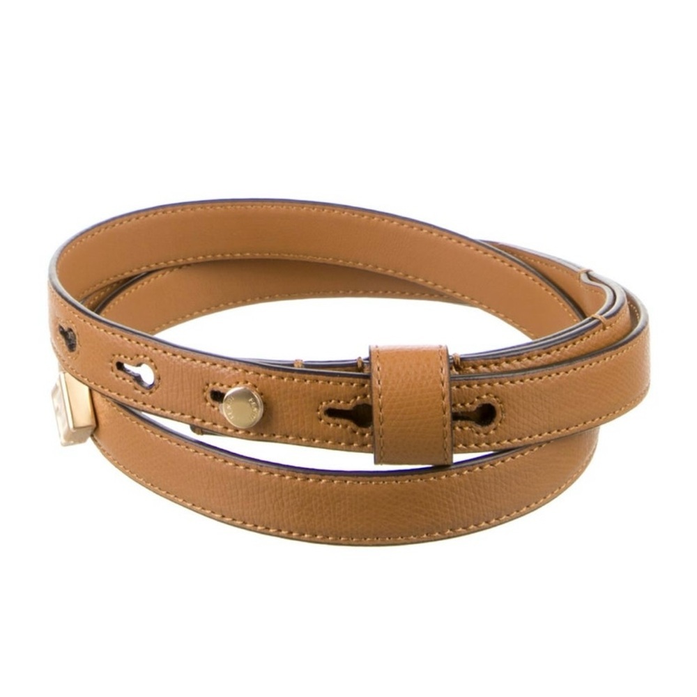 Fendi Tan Leather Belt Sz L